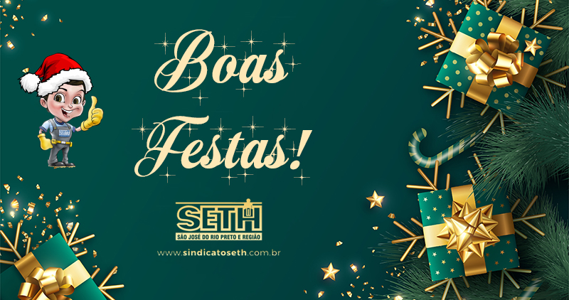 O SETH deseja a todos Boas Festas!