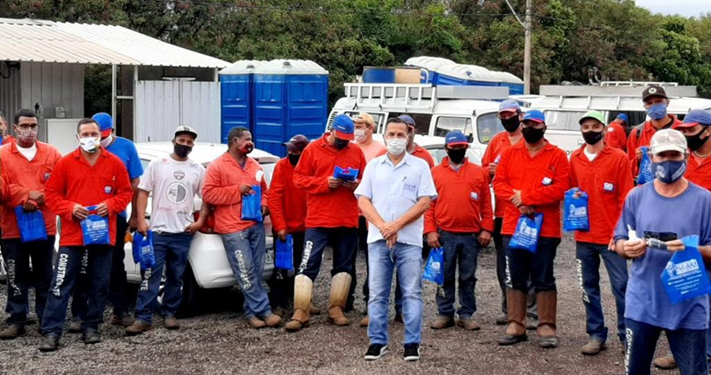 SETH realiza trabalho de base e de sindicalização com os empregados da empresa Constroeste