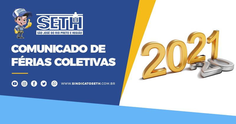 Comunicado de Férias Coletivas