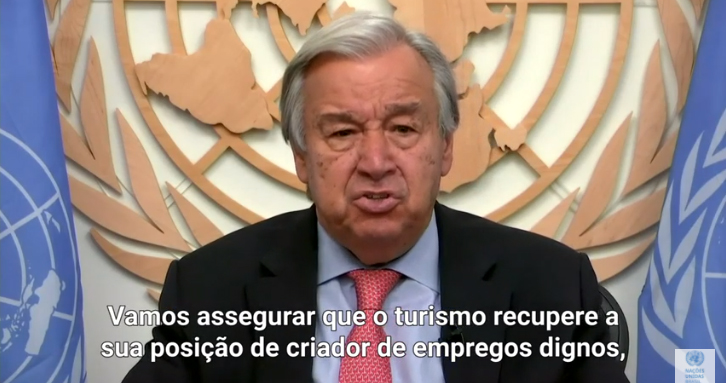 ONU pede apoio ao setor de turismo, devastado pela pandemia. Vídeo