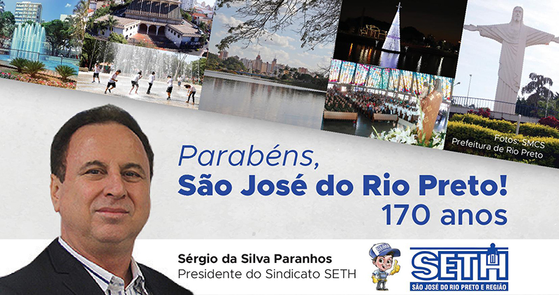 Parabéns, São José do Rio Preto!