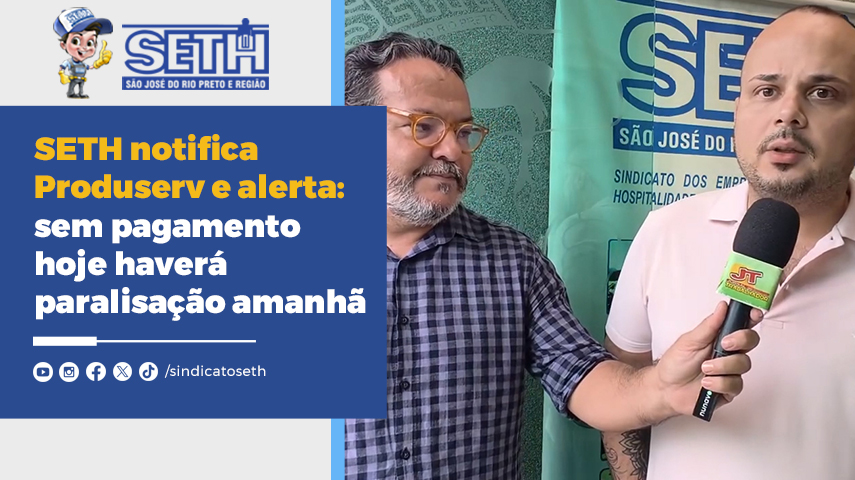 Salário e tíquete refeição deveriam ter sido pagos no dia 7