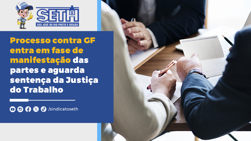 Sem proposta da empresa, processo avança para manifestações formais