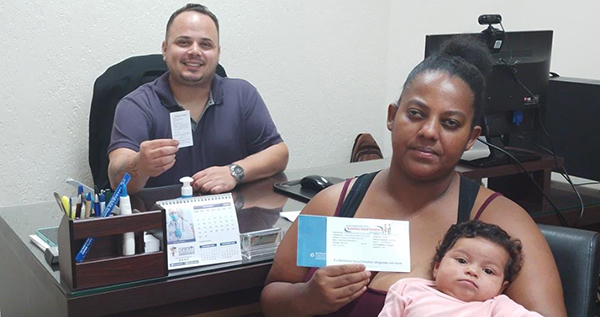 Mais trabalhadoras são contempladas com o Benefício Natalidade do Sindicato SETH