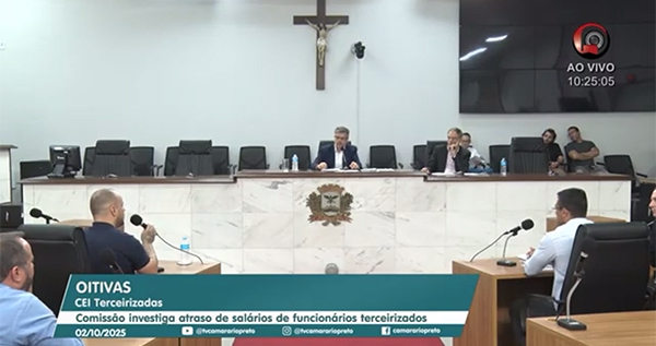SETH contribui com investigações da CEI das Terceirizadas em Rio Preto