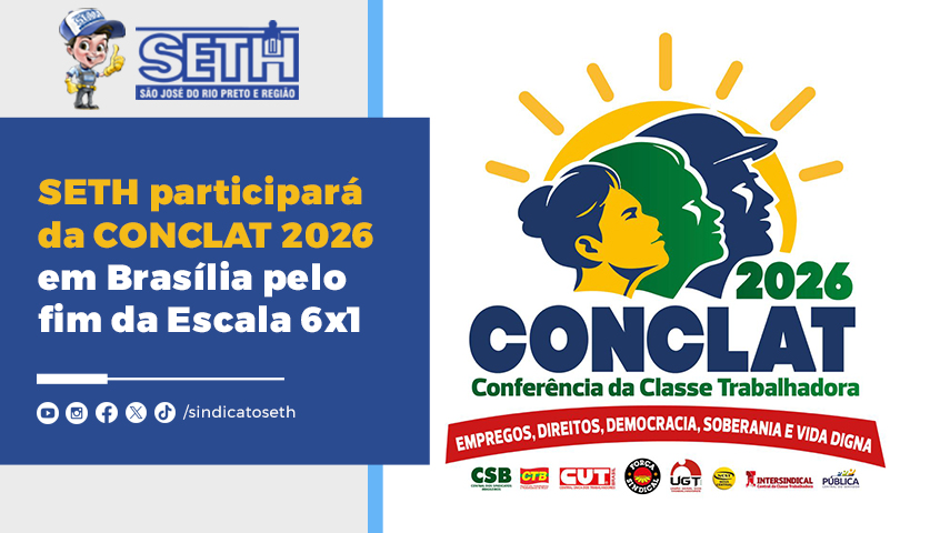 Evento reunirá trabalhadores de todo o país