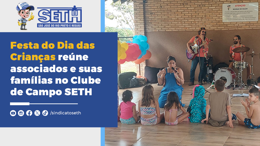 Evento promovido pelo sindicato ofereceu atrações e momentos de lazer