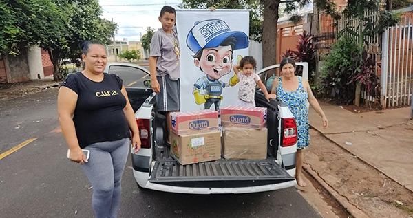 SETH faz novas doações de cestas básicas para mulheres e famílias de baixa renda