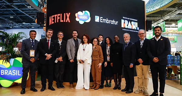 Embratur e Netflix lançam guia turístico do Brasil na WTM Londres