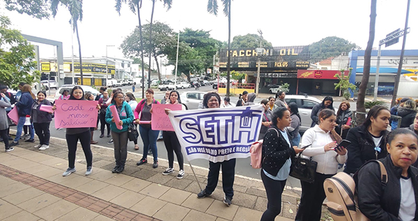 Trabalhadores da WWS aderem à paralisação dos empregados da GF Serviços em São José do Rio Preto