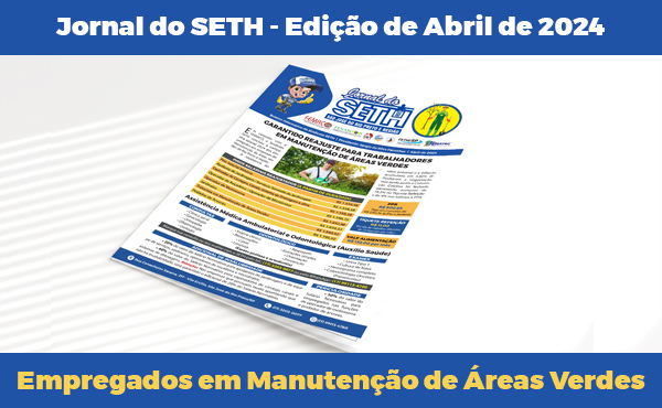Jornal do SETH - Áreas Verdes 2024