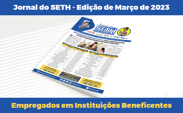 Jornal do SETH - Instituições Filantrópicas