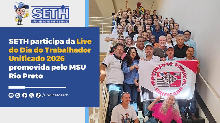 Evento reuniu sindicatos filiados em celebração ao 1º de Maio