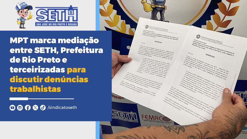 Sessão foi agendada a pedido do sindicato e será realizada no dia 28/10