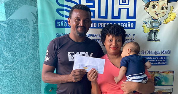 Em julho, SETH entrega mais 8 Benefícios Natalidade para trabalhadoras do setor de asseio e conservação