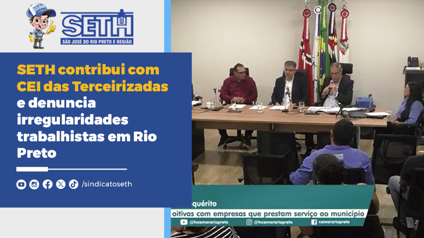 Sindicato colaborou com as investigações da Câmara Municipal