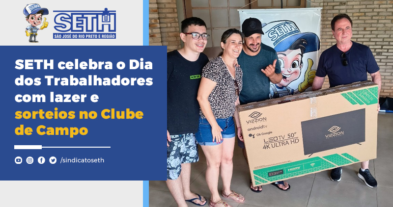 Foram sorteados brindes para os associados presentes