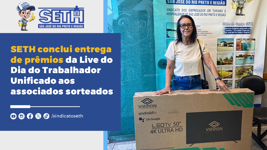 O sindicato parabeniza todos os ganhadores e ganhadoras!