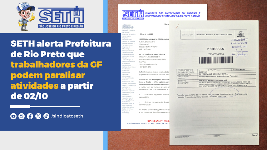 Sindicato reforça cobrança contra atrasos e convoca mobilização