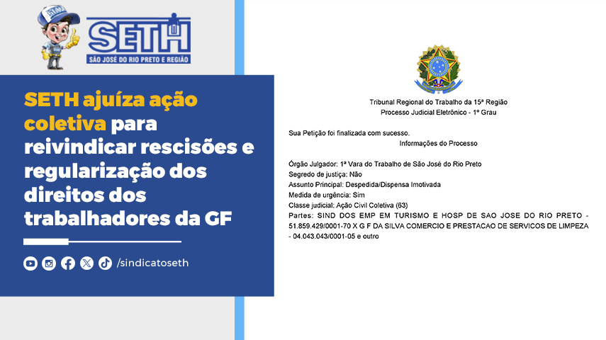 Sindicato aciona a Justiça após sucessivos descumprimentos da empresa