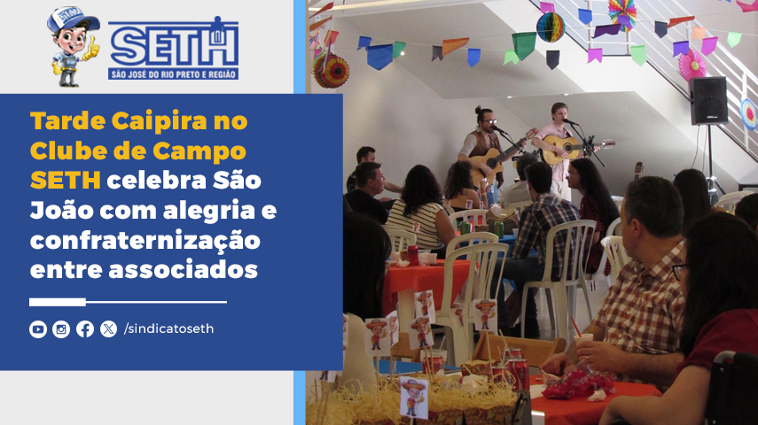 Participantes aproveitaram programação típica com música ao vivo