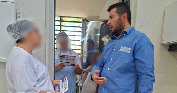 SETH realiza trabalho de base com trabalhadores de asseio e conservação em escolas municipais de Urupês