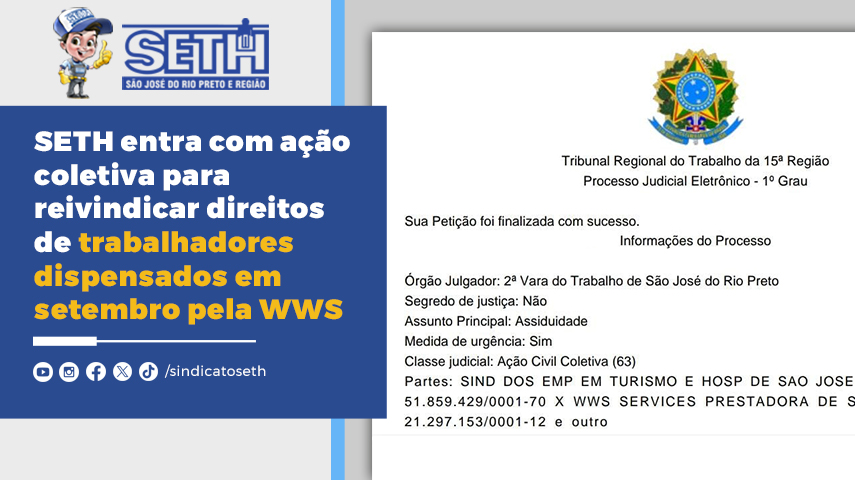 Sindicato cobra pagamento integral de verbas rescisórias