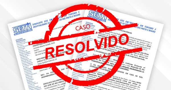 Após ser notificada pelo SETH, empresa WWS Serviços paga férias dos trabalhadores