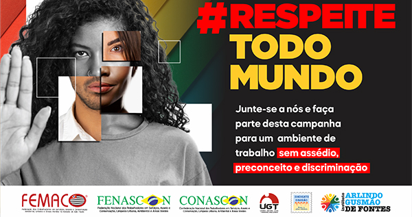 #RespeiteTodoMundo - Femaco promoverá campanha contra assédio, discriminação e preconceito. Lançamento acontecerá na Alesp, no próximo dia 28